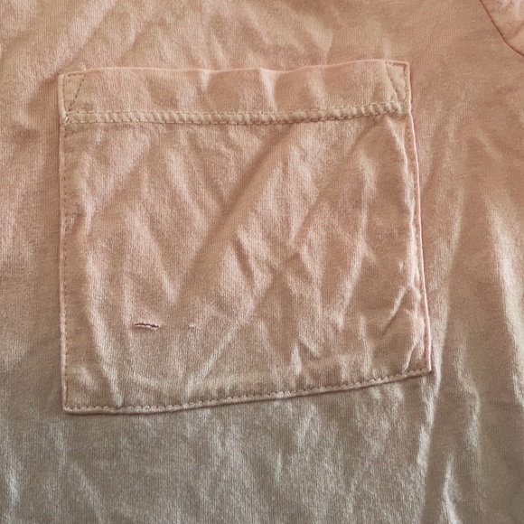 Marine Layer Pink ombre crop pocket tee small - Picture 6 of 7